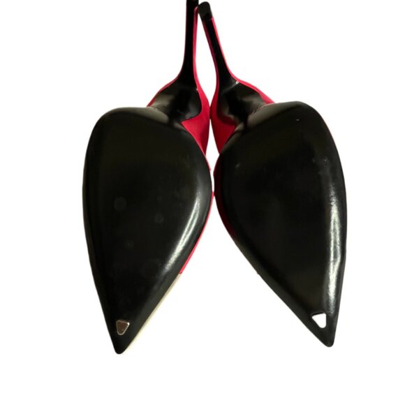 Louis Vuitton Pink Suede Pointed Toe LV Logo Heeled Pumps Size 36 / US Size 6 - Picture 16 of 16